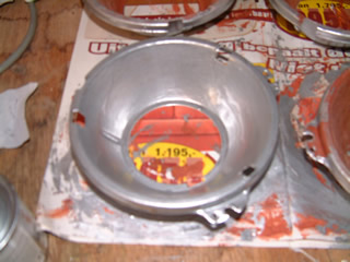 ...and after sanding painted them with silver paint.