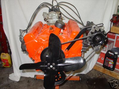 Front of the new correct casted engine.