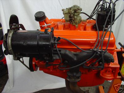 Left side of the new correct casted engine.